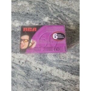 Lot‎ of 6 RCA 60 RC60 Minutes Audio Cassette Tapes NEW Sealed